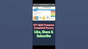 ETT 6635 Probation Complete Process on E- Punjab…