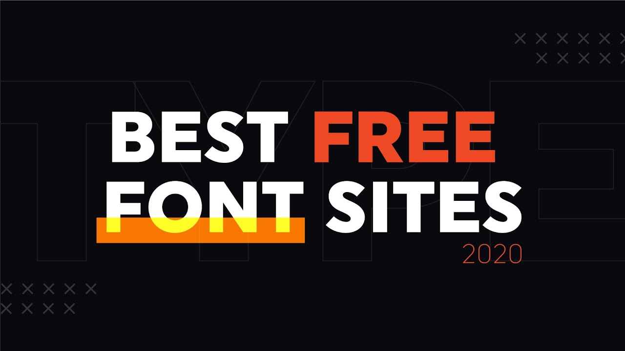 Best Free Fonts for Graphic Designers 2020 - YouTube
