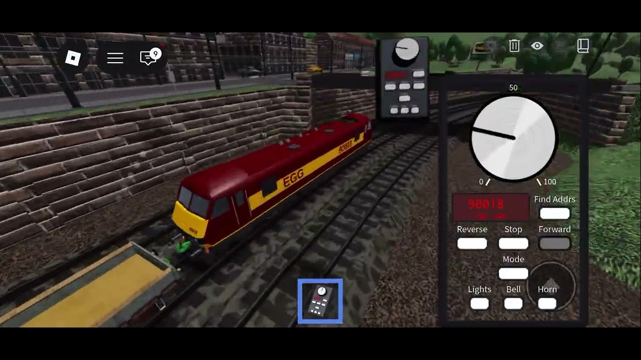 Class 90 drags intercity train for refuel