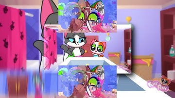 YTPMV Eating Only One Color Food   Pink VS Blue VS Green Food | Purr Purr SCAN