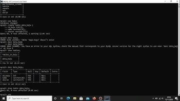 Tugas Pertemuan 2 DDL (Data Definition Language). Praktikum ABD