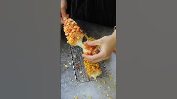 Homemade Korean Corndogs😋 #food