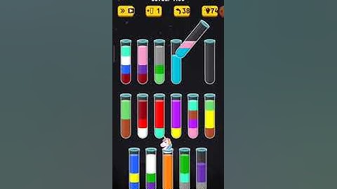 Colour Water Sort 3D level 1156 1st part