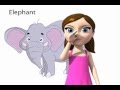 Elephant - ASL sign for Elephant - animated