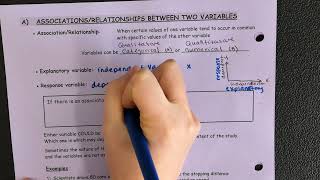 A Association Relationships Between Two Variables