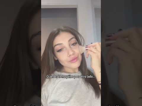 au moins j'aurai été belle quelque instants 😅😝