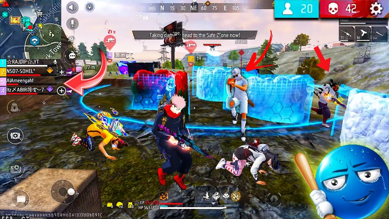 Double M82B Squad Game 😤 42 Kill Over Power Gameplay #freefireindia