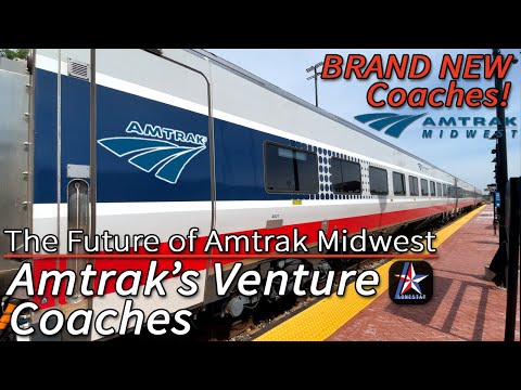 Amtrak's BRAND NEW Venture Coaches! The Future of Amtrak on the Missouri River Runner! | CHI-JOL