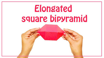 How to Make an Elongated square bipyramid/dipyramid