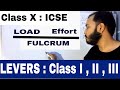 ICSE Class 10 Physics: Levers & Machines 📚