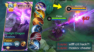 TOP 1 GLOBAL MOSKOV BEST HIGH CRITICAL DAMAGE BUILD 2025! (try this recommended build and emblem)