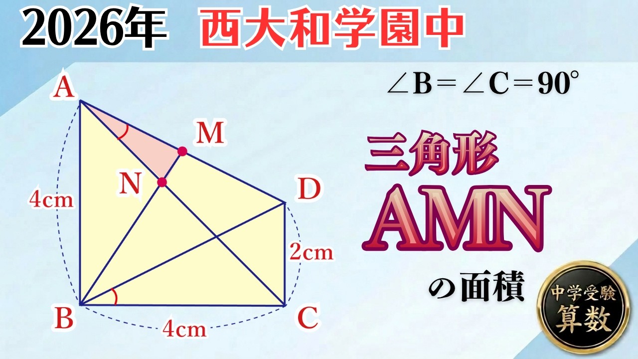 Mさんの出来ましたページです。他の方は購入しないでください。 Middle School Entrance Exam Math I] Plane Geometry Area, 2026