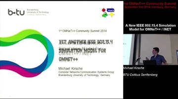 OMNeT++ Summit 2014 - Presentation by Michael Kirsche