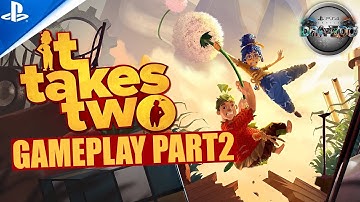 It Takes Two PS4 Pro Gameplay Part2 (FULL GAME) - Playing with Kole 11 years old