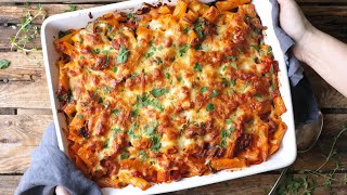 Chicken Bacon Pasta Bake - a reader and family favourite!