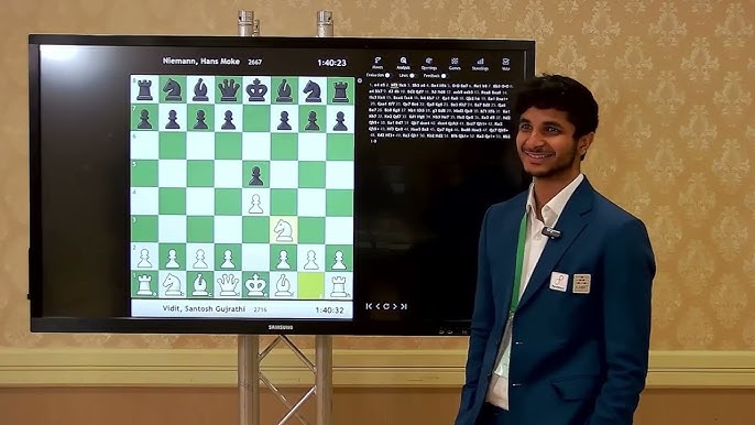 FIDE GRAND SWISS 2023: Gujrathi Vidit Punished and puts Hans Niemann Under  Pressure