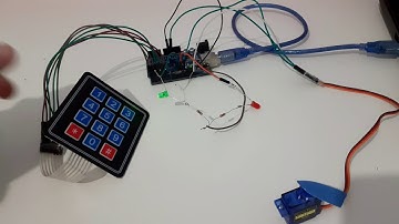 Arduino-Keypad ile Şifreli Kapı Kontrolü