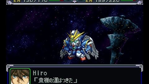 Super Robot Wars Alpha(PSX) - Wing Gundam Zero Custom Attack