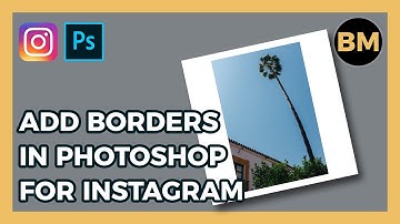 Add white BORDERS in PHOTOSHOP for INSTAGRAM...EASY method
