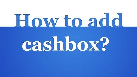 How to add or create a cash. Gincore - repair shop crm.