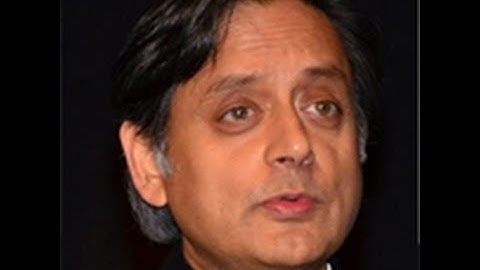 Dr. Shashi Tharoor talks about 