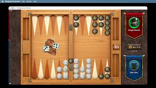 Relaxing Online Backgammon Gameplay | No Commentary ASMR 🎲
