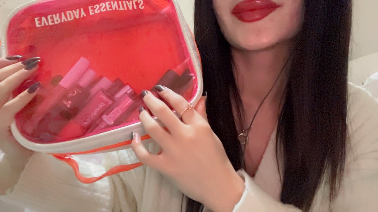 [TÜRKÇE ASMR] RUJLARIMI GÖSTERİYORUM&SOHBET #asmr #türkçeasmr