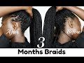 How To Maintain Natural Hair In Braids & Promote Hair Growth & Reduce Hair Loss
