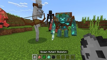 Mutant Creatures Addon in Minecraft PE