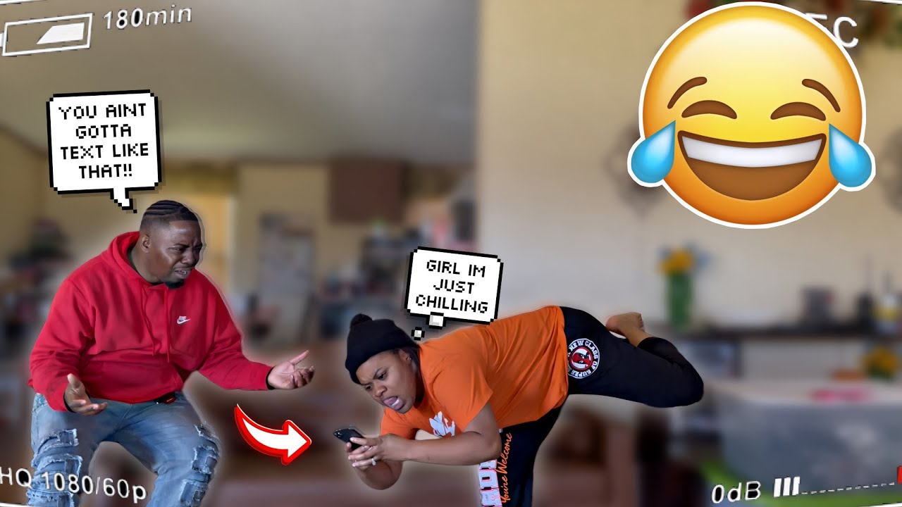 Being SUPER DRAMATIC While Texting My Friend Prank On Husband *FUNNY ...