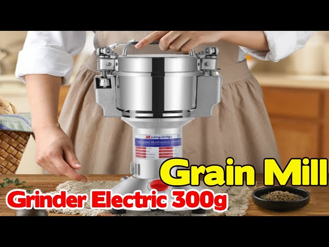 Moongiantgo 1500g Grain Grinder Mill Commercial Spice Grinder High Speed  3000W Pulverizer Grinding Machine Stainless Steel for Cereal Grains Spices