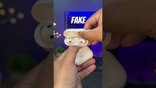 How to Identify FAKE APPLE AIRPODS | FAKE VS REAL AIRPODS PRO 2 😱#apple #airpods #shorts