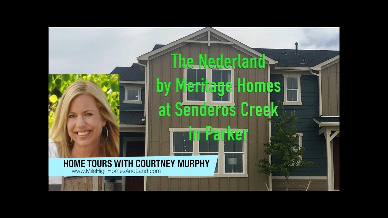 New Homes in Parker Colorado - Nederland Model by Meritage Homes at Senderos Creek