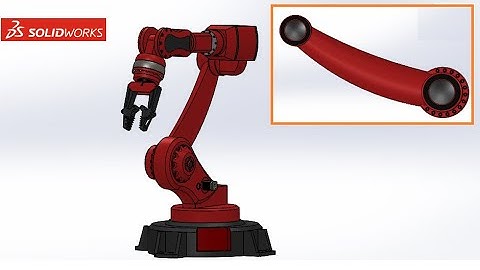 SolidWorks Tutorial | #3 Robot Arm 4DOF - Cánh tay Robot 4 bậc tự do: Link 2