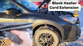 Subaru Outback Block heater Cord Extension