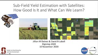 Jillian Deines & David Lobell - Sub-Field Yield Estimation with Satellites (Trailer)
