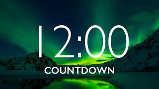 12 Minute Timer with Relaxing Music and Alarm (Northern Lights)