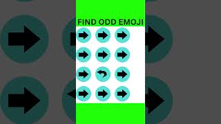 Can You Find The Odd ARROW Emoji#s20
