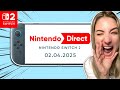 🔴LIVE - NINTENDO SWITCH 2 e' ARRIVATA, scopriamo TUTTI i DETTAGLI ,GIOCHI E PREZZO!