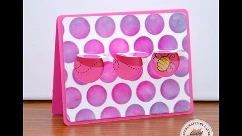 Translucent Embossing Paste Peek A Boo card