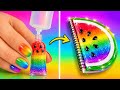 FROM BORING TO BRIGHT 👩&zwj;🎨🌈 Rainbow Hacks to Brighten Your School Day by 123 GO! Planet