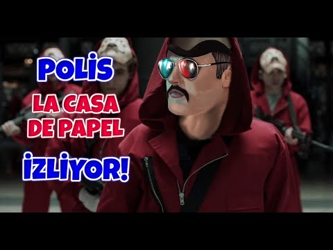 POLİS "LA CASA DE PAPEL" İZLİYOR
