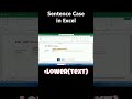 How to sentences case Formulas? #excel #microsoftoffice #exceltips #excelformula #exceltricks #excel