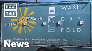 Truck Offers Free Laundry for People Experiencing Homelessness | NowThis