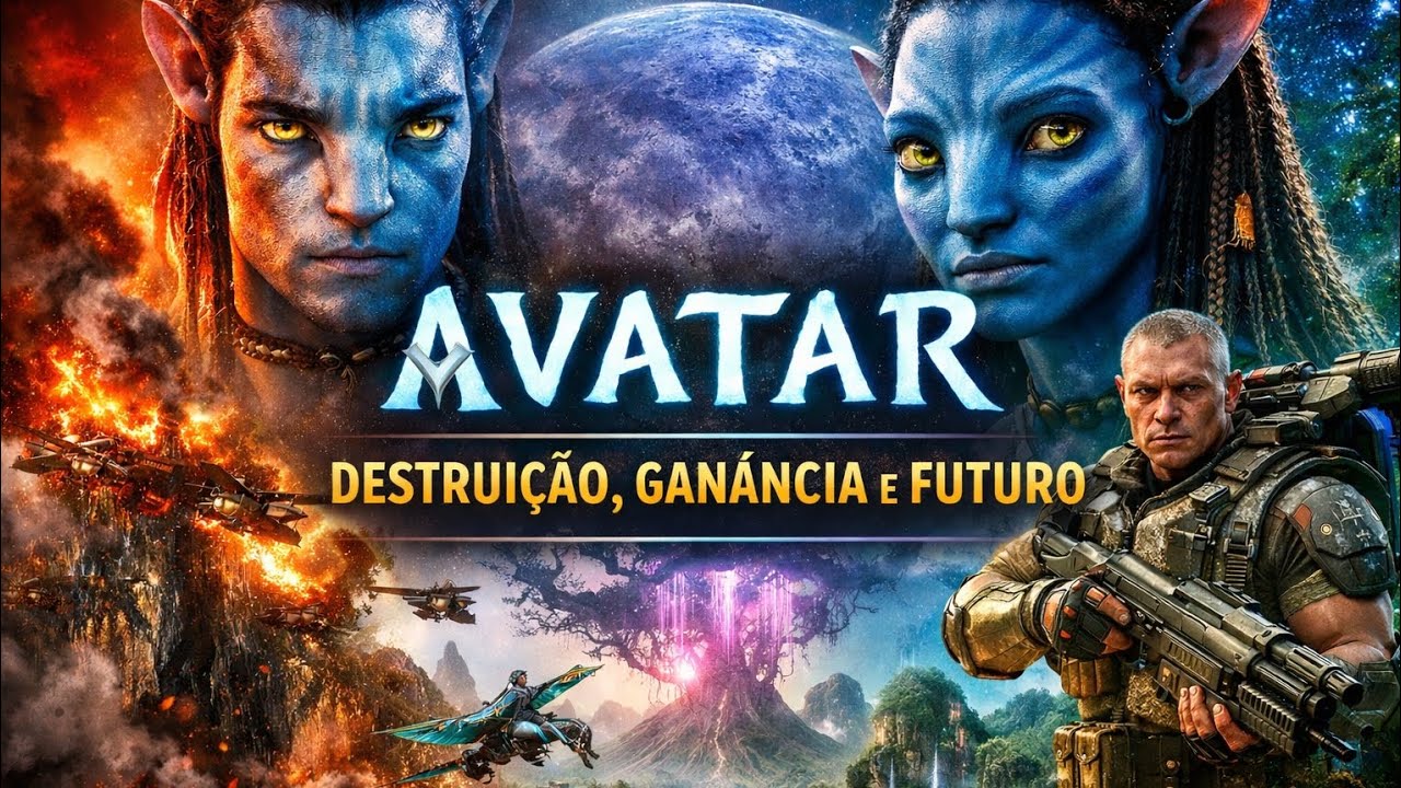 Avatar (2009) analise destruição, ganância