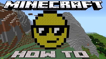 Minecraft ~8 Bit~ HOW TO : ~ Cool Face Emoticon ~ ( Tutorial ) /W Killerkev