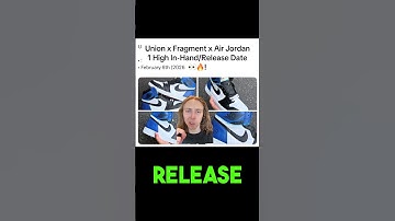UNION X FRAGMENT X AIR JORDAN 1 HIGH DROPS IN 2026👀🔥! IN-HAND/RELEASE DETAILS! #sneakers #jordan1
