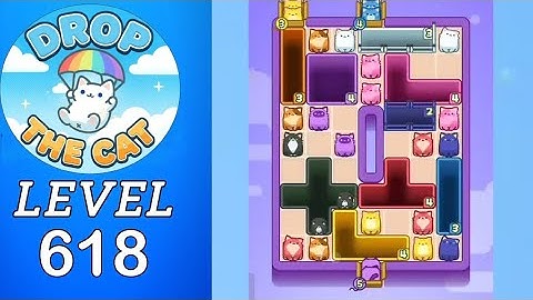 Drop The Cat Level 618 Walkthrough