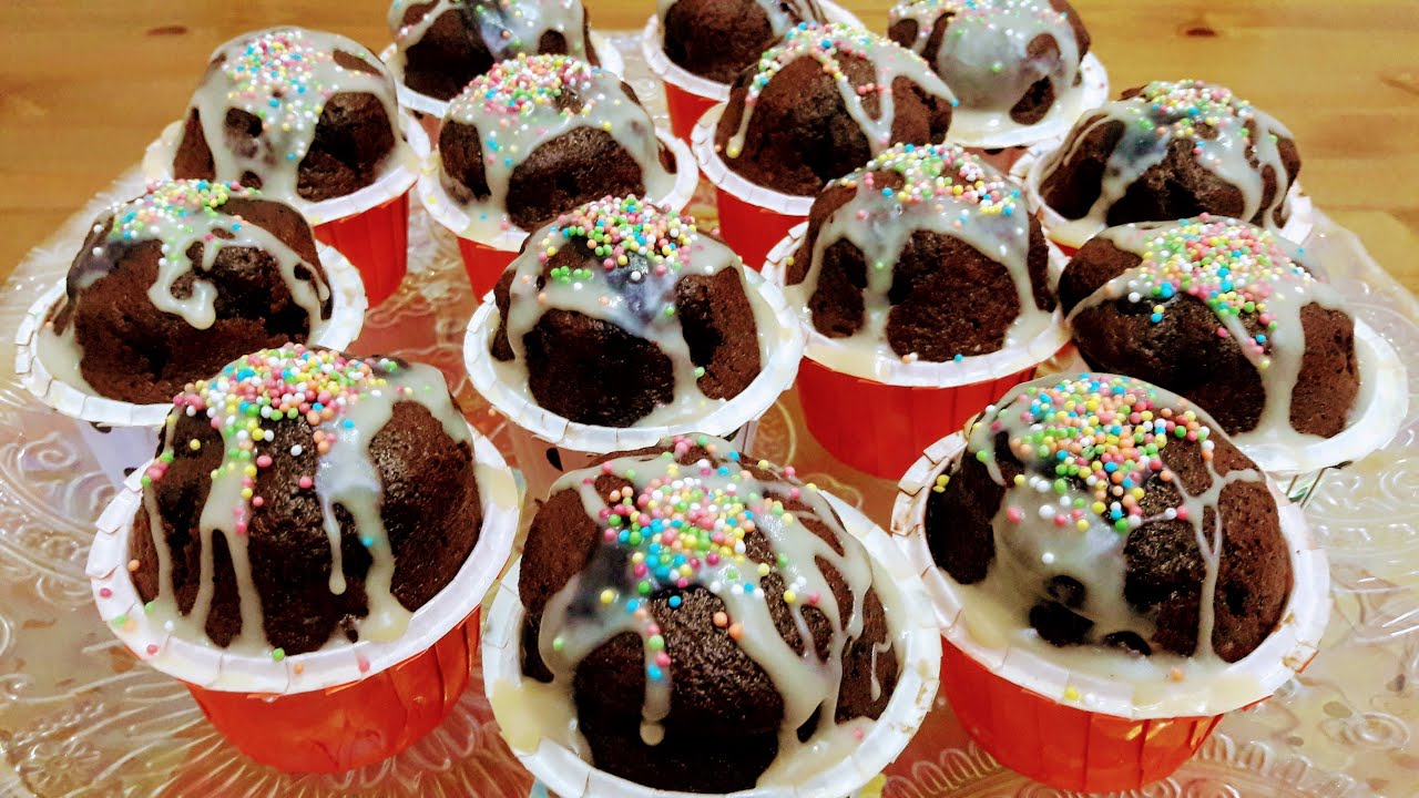 Cupcake Tarifi / Kakaolu Çikolatalı Browni Kapkek tarifi cupcake