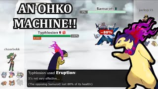 HISUIAN TYPHLOSION IS A ONE HIT KO MACHINE IN POKEMON SCARLET AND VIOLET !